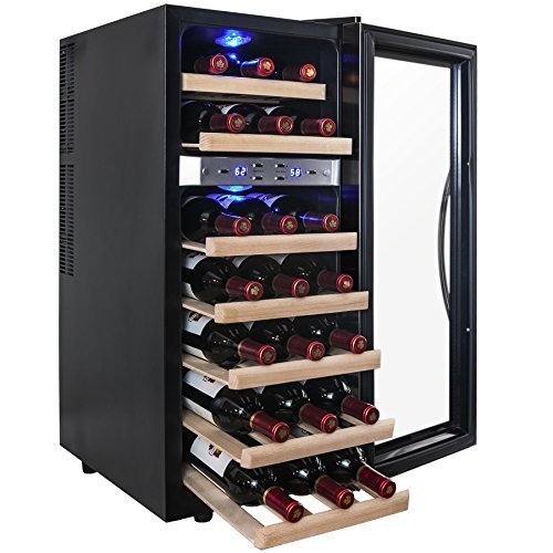 AKDY 21 Bottle Dual Zone wine cooler